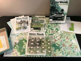 Bitter Woods 1st/2nd Ed.  Ah/mmp Includes Rare 3rd Ed.  Punched,  Ex/vg
