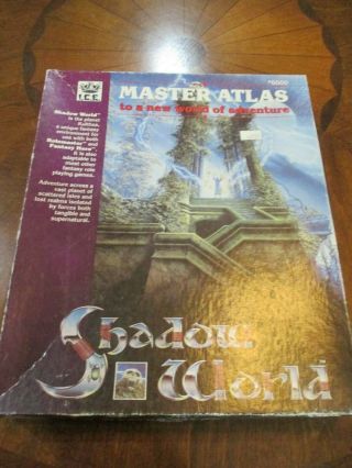 Shadow World Master Atlas 1989 Fantasy Rpg