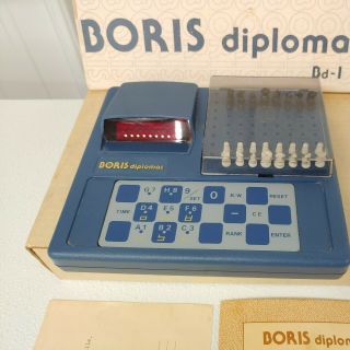 Vintage 1979 Boris Diplomat Electronic Chess Computer By Applied Electronics 2