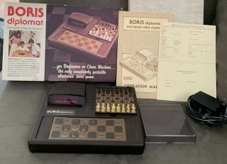 Vintage 1979 Boris Diplomat Electronic Chess Computer By Applied Electronics