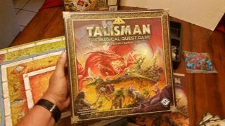 Talisman The Magical Quest Game 4th Edition Rare Board Game Complete
