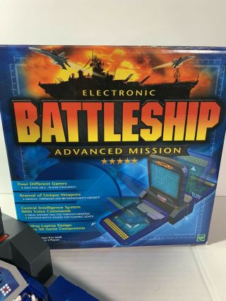 2000 Electronic Talking Battleship Advanced Mission Milton Bradley Complete