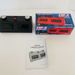 Zmf - Ii Chess Clock / Gameclock / Black W/red Led