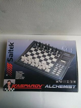 Saitek Kasparov Alchemist Electronic Chess Board Computer Chess