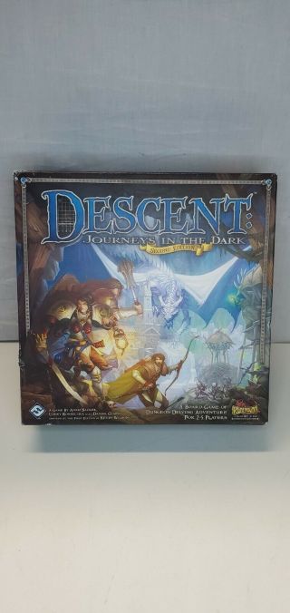 Descent: Journeys In The Dark 2nd Edition Board Game Fantasy Flight Second Core