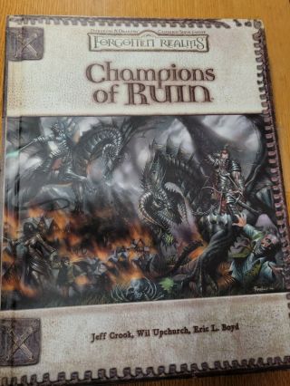 Dungeons & Dragons (d&d) - Champions Of Ruin
