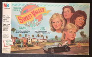 1988 Sweet Valley High Vintage Board Game Milton Bradley Usa Complete