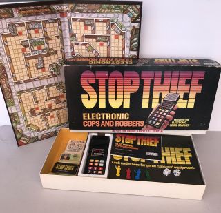, Vintage 1979 Stop Thief Electronic Cops And Robbers Game Parker Bros.