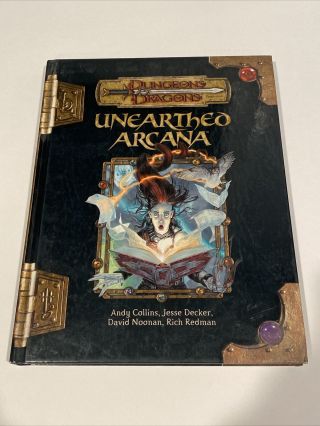 Dungeons & Dragons 3.  5 Edition Unearthed Arcana Handbook D & D 2004 1st Print