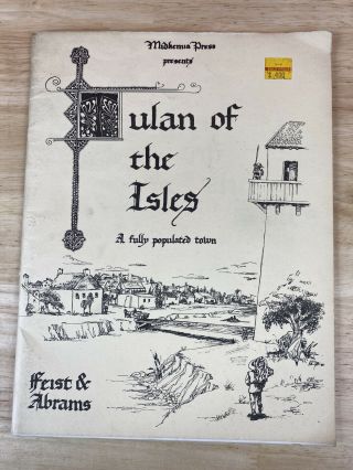 Midkemia Press Tulan Of The Isles A Fully Populated Town Feist And Abrams 1981