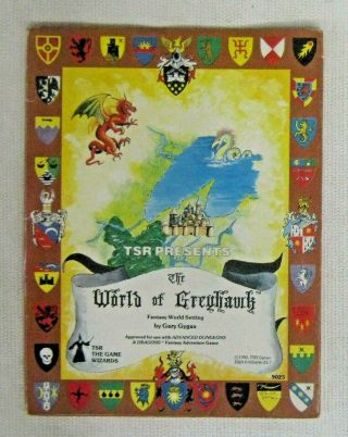 Rt509 Ad&d The World Of Greyhawk,  Folio Edition By Tsr