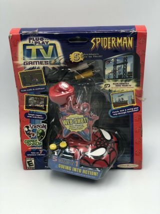 Spiderman Video Tv Game Jakks Pacific Marvel Tv Plug N Play Joystick 2006