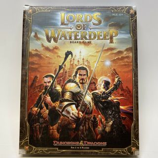 Lords Of Waterdeep Board Game - Wizards Of The Coast D&d Complete Read Descript
