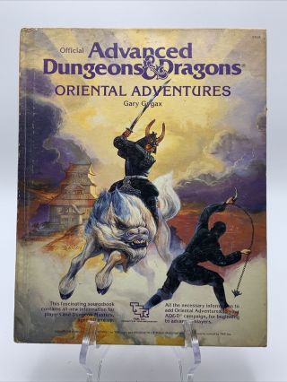 Ad&d – Oriental Adventures - Advanced Dungeons & Dragons D&d Ad&d 1985