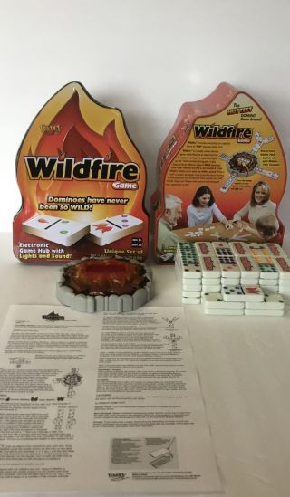 Fundex Wildfire Dominoes Game W/ Electronic Hub,  Lights,  And Sounds