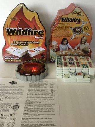 Fundex Wildfire Dominoes Game w/ electronic hub,  lights,  and sounds 2