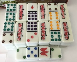Fundex Wildfire Dominoes Game w/ electronic hub,  lights,  and sounds 3