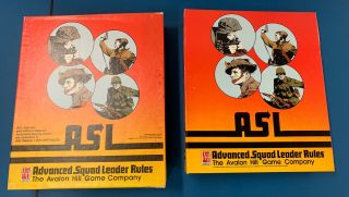 Advanced Squad Leader Rules (1985) The Avalon Hill Game Company
