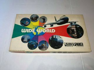 Rare Vintage 1979 Wide World Board Game Parker Bros