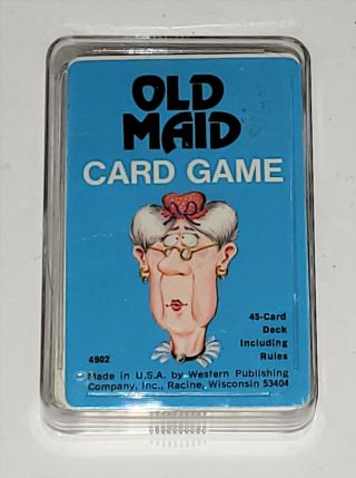 Vintage 1975 Whitman Old Maid Card Game 4902 Western Publishing Complete