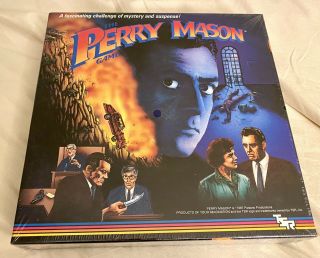 The Perry Mason Game Courtroom Suspense Board Game Tsr 1987