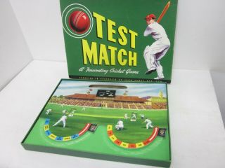 Vintage John Sands Test Match Cricket Board Game Made In Australia