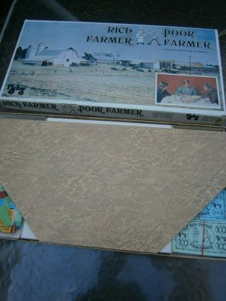 Rich Poor Farmer Board Game McJay Vintage 1978 Complete 2