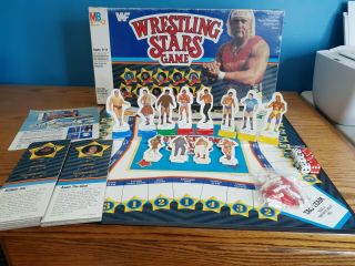 1985 Wwf Wrestling Stars Game By Milton Bradley Almost Complete Read