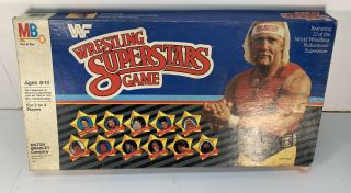 Wwf Wrestling Superstars Board Game Hulk Hogan 1985 Milton Bradley