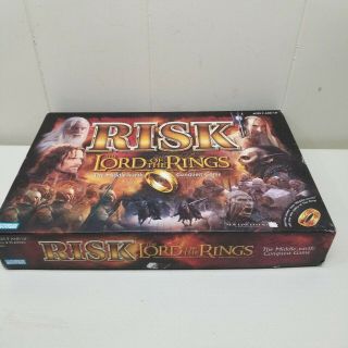 Lord Of The Rings Risk Middle Earth Conquest Board Game Parker Brothers Complete