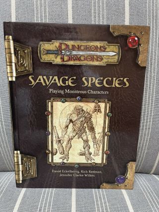 Dungeons & Dragons 3.  5 Edition Savage Species Playing Monstrous Characters