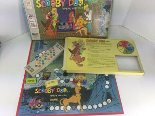 Milton Bradley Scooby Doo Board Game 4318 1973