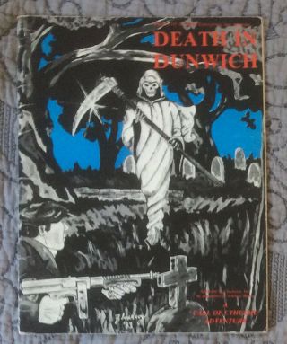 Death In Dunwich (call Of Cthulhu) Ed Wimble Theatre Of The Mind Tome 1983