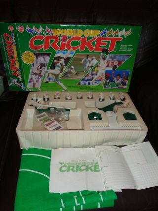 Vintage 1993 Peter Pan Playthings World Cup Cricket Table Top Game Complete