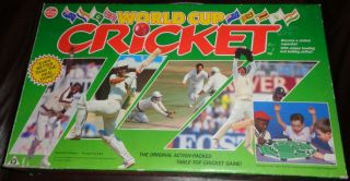 Vintage 1993 Peter Pan Playthings World Cup Cricket Table Top Game Complete 2