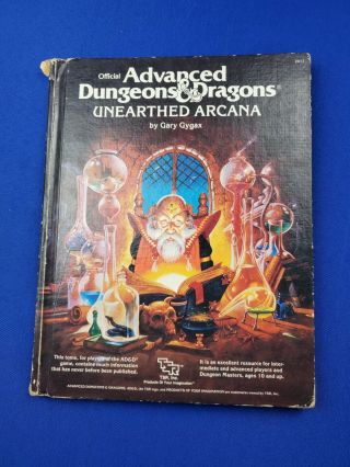 Ad&d Unearthed Arcana 1st Edition - Tsr