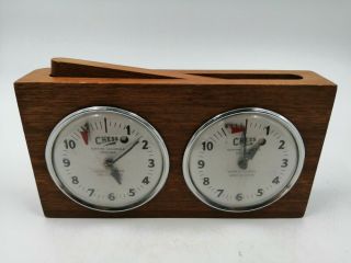 2 Of 2 Wooden Professional World Chess Specialists Clock Sutton Coldfield - A1