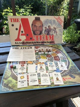 The A Team Game - Parker Brothers A Team - Vintage Board Game Complete Mr.  T