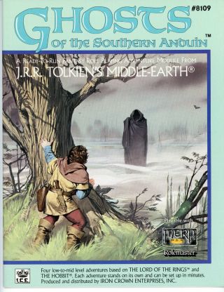 Ghosts Of The Southern Anduin Rp Module 8109 Merp Ice Tolkien Ex.