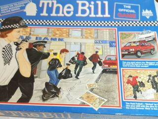The Bill Tv Show Board Game Vintage Complete Thames Official Police Itv