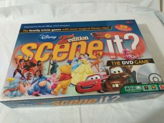 Disney Scene It? 2nd Edition Dvd Family Fun Trivia Board Game