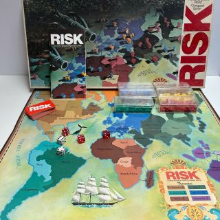 1980 Risk Game Parker Brothers Complete In