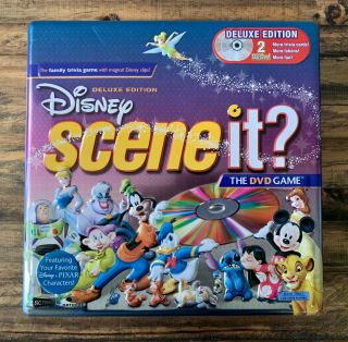 Disney Scene It? The Dvd Game Deluxe Edition Game Tin (opened But)