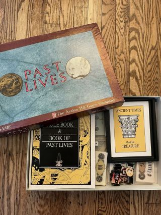 Vintage 1988 Past Lives The Game History Board The Avalon Hill Game Company