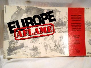1991 Tsr Europe A Flame Board Game - Complete Box