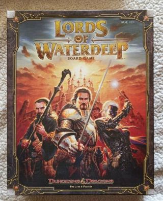 Lords Of Waterdeep Board Game - Wizards Of The Coast D&d Complete
