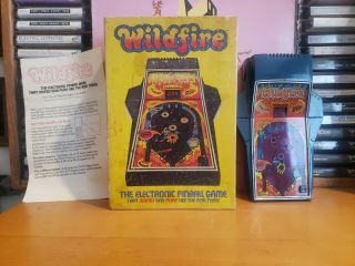 Vintage 1979 Parker Bros.  Wildfire Electronic Pinball Game.