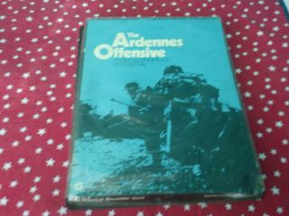 1973 Spi Ardennes Offensive Battle Of Bulge Dec.  1944 Wwii Wargame Flat Tray Ex
