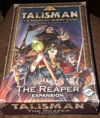 Talisman The Magical Quest Game The Reaper Expansion For 4th Edition