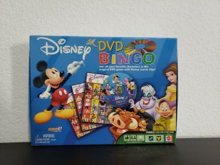 Disney Dvd Bingo (mattel) Family Fun - Complete H7367